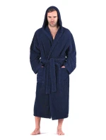 župan Athena s kapucňou tmavomodrý