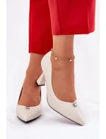 Elegantné lodičky Vinceza 62222 Beige Expanding Toe Elegantné lodičky Vinceza 62222 Beige Expanding Toe