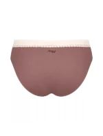 sloggi GO Ribbed R Tai C2P - BROWN - SLOGGI BROWN - SLOGGI