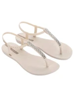 Ipanema Sandal Class women's beige flip flops sandals with cubic zirconia women's