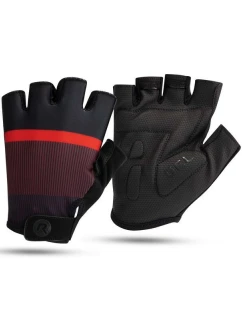 Rukavice Rogelli HERO II čierne a bordové M