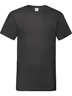 Fruit of the Loom Valueweight V-Neck T Tričko s výstrihom do V 16.1066 čierne
