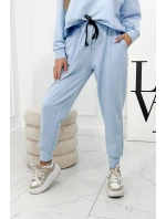 Set 2dielna mikina + nohavice modrý