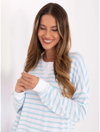 Blúzka RV BZ A901.55 bielo-modrá