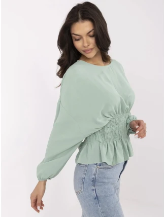 Blúzka D50021F11088A pistáciová