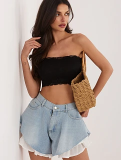 džínsové šortky model 228039 Továrenská cena