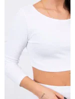 Súprava blúzky a sukne v bielej farbe