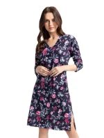 Dámska nočná košeľa Rosaria 72 tmavomodrá - Luna Dámska nočná košeľa Rosaria 72 tmavomodrá - Luna