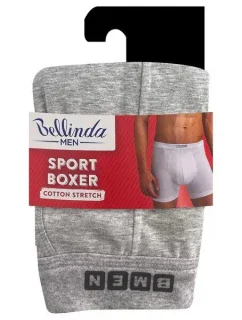 Pánske boxerky SPORT BOXER Light grey - BELLINDA