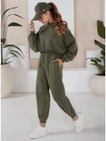 Dámske tepláky SOLIR khaki FashionStreet AY1019 Dámske tepláky SOLIR khaki FashionStreet AY1019