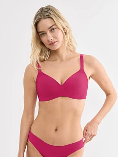 Podprsenka bez kostíc ZERO Feel 2.0 THE UP TShirt Bra – Berry – SLOGGI