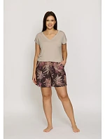 Mefemi Mix&Match Mila PDI1 Pyžamové šortky s potlačou S-2XL
