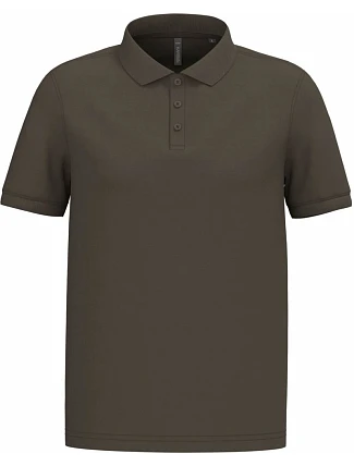 Kariban K 254 Pánske polo tričko z piké 20.K254 tmavá khaki Kariban K 254 Pánske polo tričko z piké 20.K254 tmavá khaki