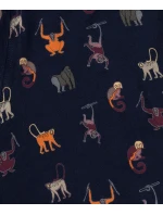 Boxerky 2MH-064 Šedá a modrá - Atlantic