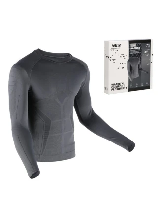 BTK0060 PÁNSKE SIVÉ TERMO TRIČKO 2XL/3XL RAGNAR NILS