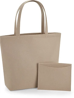 BagBase BG 721 Nákupná plstená taška 52.0721 piesková