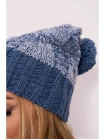 Čiapka Paris fleece K213 denim