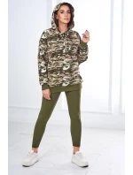 3dielna súprava Vresoviská blúzka, top a legíny khaki + ecru 3dielna súprava Vresoviská blúzka, top a legíny khaki + ecru