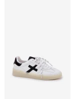 Niskie Buty Sportowe Damskie Białe Zelevelis