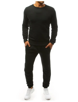 FashionStreet čierna pánska tepláková súprava AX0377 FashionStreet čierna pánska tepláková súprava AX0377