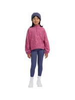 Dievčenský fleece 4F F342 tmavoružový 4FJWAW25TFLEF342 53A