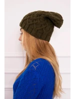 Fleecová čiapka Sonia K201 khaki