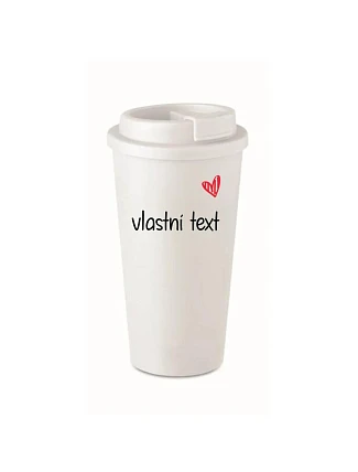 Vlastný text na cestovnom termohrnku Vlastný text na cestovnom termohrnku