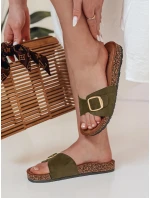 Dámske korkové žabky KORKISTI green FashionStreet ZY0913 Dámske korkové žabky KORKISTI green FashionStreet ZY0913