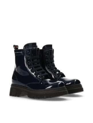 Tommy Hilfiger Lace Up Bootie Blue W T4A5-33040-0775800-800 dámske topánky Tommy Hilfiger Lace Up Bootie Blue W T4A5-33040-0775800-800 dámske topánky