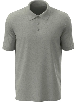 Stedman Lux Polo Pánske piqué polo „Lux“ 05.9060 šedá melírovaná Stedman Lux Polo Pánske piqué polo „Lux“ 05.9060 šedá melírovaná