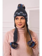 Dámske ušianky Nadia K321 graphite