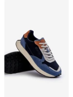 Pánske tenisky s pamäťovou penou Big Star NN174356 dark blue