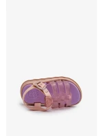 Voňavé detské sandále na suchý zips ZAXY Purple