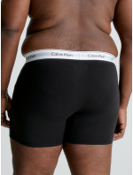 Pánske boxerky Plus Size 3 Pack Boxer Briefs Modern Cotton 000NB3378A001 čierna - Calvin Klein