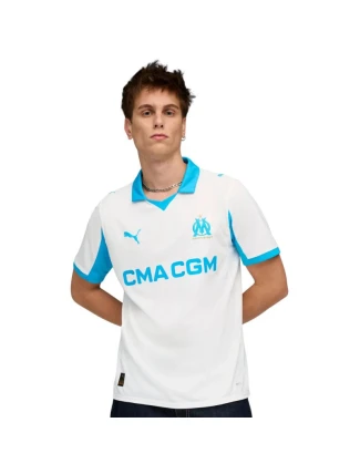 Pánsky dres Puma Olympique Marseille Home Jersey Replica white 779801 01 pánsky Pánsky dres Puma Olympique Marseille Home Jersey Replica white 779801 01 pánsky
