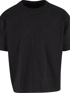 Build your Brand BY 439 Pánske hrubé tričko „Cropped Oversize“ 56.0439 čierne