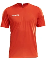 Craft Teamwear Squad Go Jersey Solid M Pánske športové tričko s výstrihom do V 82.5560 cocktail