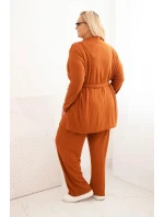 Dámske 3-dielne Camel Set Plus Size