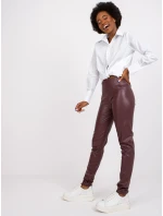 Legíny RV LG 6007.11 tmavo červená