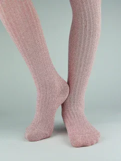 Noviti RB005 Dievčenské lurexové pančuchy 140-146