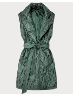 Khaki prešívaná vesta Goodlookin s opaskom (B8603-11) Khaki prešívaná vesta Goodlookin s opaskom (B8603-11)