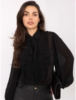 MI KS košeľa A2818.09 čierna