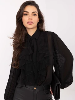 MI KS košeľa A2818.09 čierna