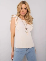 Blúzka TW BZ BI BF002.88 svetlo béžová