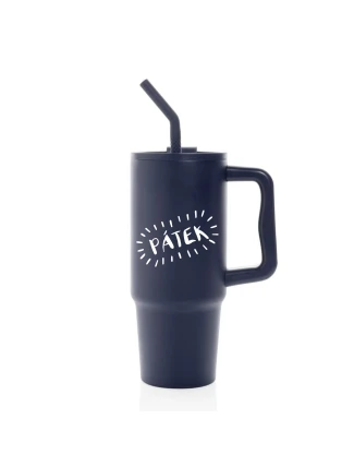 PÁTEK - tmavě modrý cestovní termohrnek 900 ml  