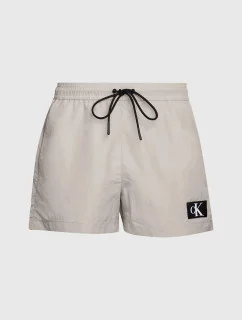 Pánske plavky KM0KM00979 PE0 beige - Calvin Klein