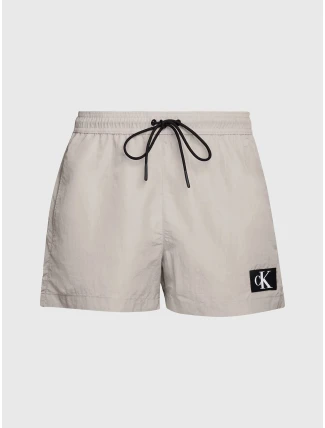 Pánske plavky KM0KM00979 PE0 beige - Calvin Klein Pánske plavky KM0KM00979 PE0 beige - Calvin Klein