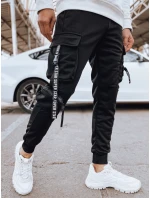 Pánske bojové nohavice čierne FashionStreet UX4203