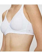 Triumph - Modern Soft+Cotton: pruhovaná bavlnená podprsenka bez kostice Triumph