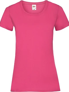Fruit of the Loom Lady-Fit Valueweight T Dámske tričko 16.1372 fuchsiová
